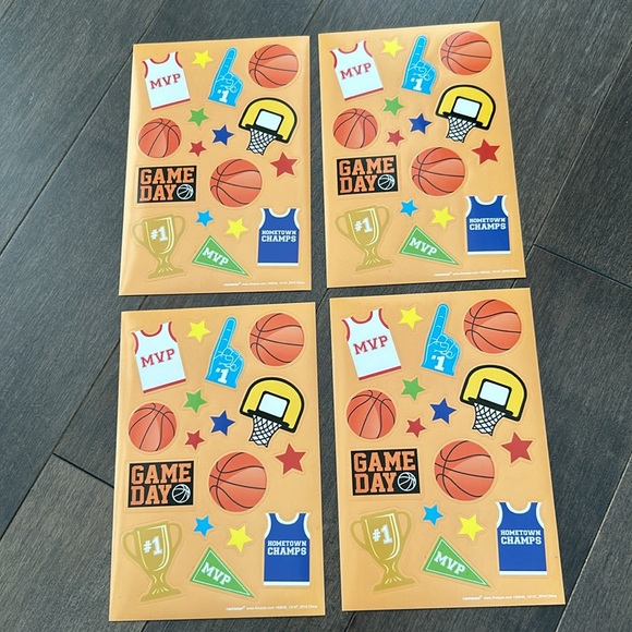 Sports Champ Stickers, Kids Crafts, Paper Color Stickers, Invitation Cards, Play - Picture 5 of 6